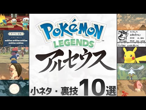 【Pokémon LEGENDS アルセウス】小ネタ・裏技 10選