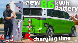 VW ID.BUZZ Long Wheelbase - how good is the NEW 86kWh Battery?