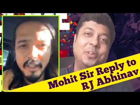 "Insult CAs" Mohit Sir Reaction on RJ Abhinav @mohitagarwalsir