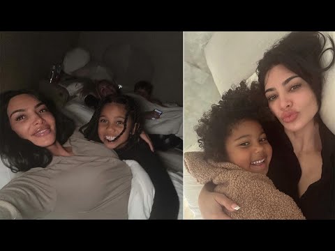 Kim Kardashian Sweetly Cuddles with Son Saint to Celebrate His 9th Birthday