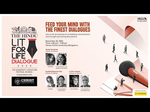 The Hindu Lit For Life 2025 – Lit Dialogue Bengaluru