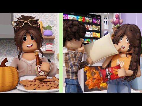 PRODUCTIVE COZY FALL FAMILY DAY! **BAKING AND ERRANDS!** | Bloxburg Family Roleplay