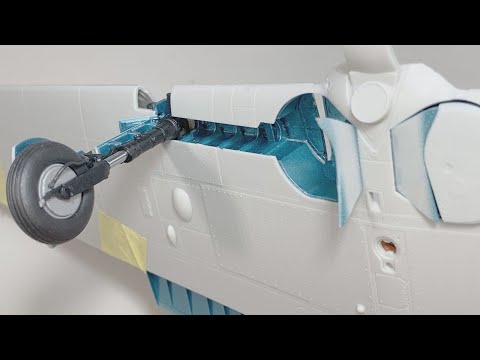 TAMIYA 1/32 Zero Fighter type 52 - Part 5 Landing gear