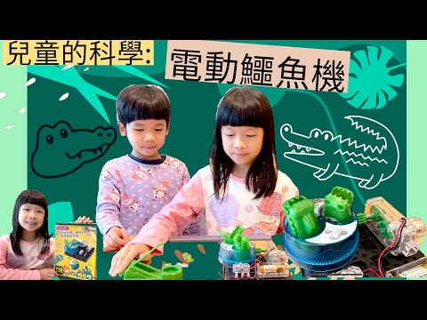 電動鱷魚機 | 兒童的科學 STEM #138 | 認識齒輪運作 | 奇鱷無窮 | 新奇又好玩的兒童科學玩物 * Happy Summer Channel 第97集(中Sub)