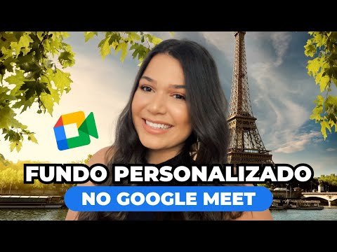 Como colocar FUNDO PERSONALIZADO no GOOGLE MEET | Aprenda como colocar tela de fundo no Google Meet