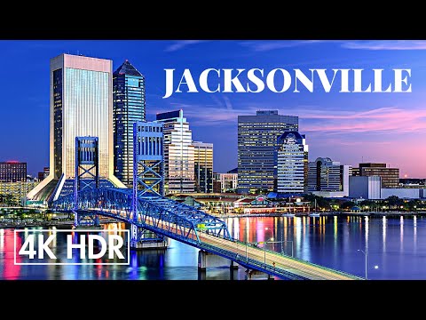 Jacksonville, Florida, USA in 4K 60FPS HDR ULTRA HD Drone Video