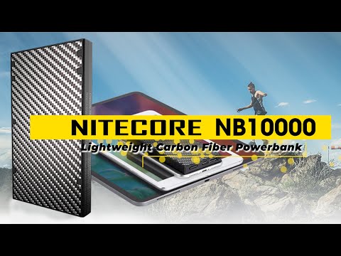 Nitecore - NB10000 Short - 10,000mAh Carbon Fiber Dual Port Powerbank