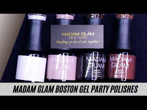 Madam Glam Boston Gel Party Polishes| Best One-Coat Polishes