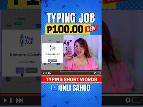 #1 EASY TYPING JOB: ₱100 GCASH SAHOD JUST TYPE SHORT WORDS USING PHONE ✅ WITH PROOF