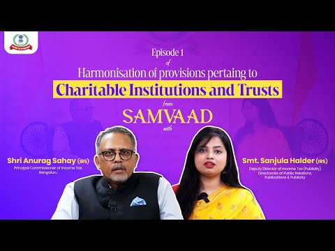 Harmonisation of provisions pertaining to Charitable Institutions and Trusts