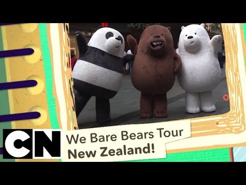 We Bare Bears | Bear Hugs Tour in New Zealand! 🇳🇿| Cartoon Network