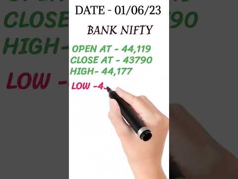 BANK NIFTY | NIFTY TODAY UPDATE   | 01/06/23 / STOCK MARKET UPDATE #stockmarket #livetrading