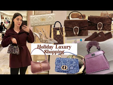 Holiday Shopping at Harrods- Louis Vuitton Cruise, Gucci Crystals, Dior, Loro Piana, Hermes & more