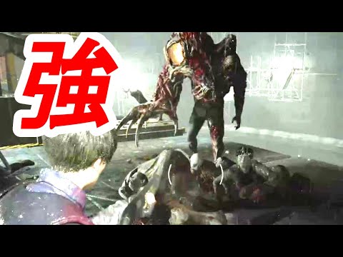 【バイオRE:2】地獄のボス戦「強化G2＆落下ゾンビ」【Resident Evil 2 Remake The City of the Dead MOD】