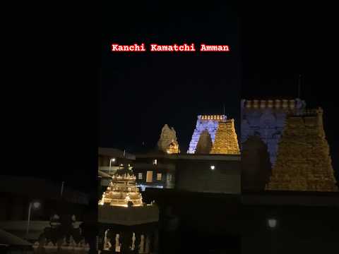 The beautiful temple of Kanchi Kamatchi Amman #tamilnadu #temple #kanchipuram #god #ayodhya #like