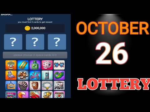 October 26th Bums Lottery Card Today Bums Combo #bums