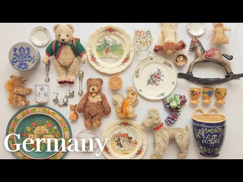 Flea markets and antique shops in Germany │Spring trip│Steiff stuffed animals, tableware etc│Haul