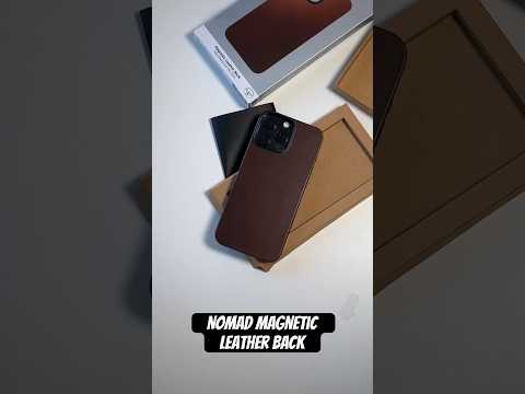 Nomad Magnetic Leather Back - iPhone 16 Pro Max  #appleaccessory #iphone16promax #iphonecase