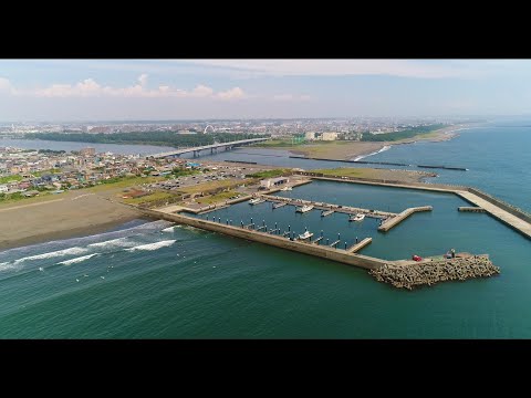 台風9号の影響は？平塚の海をドローンで空撮！8月19日の海景色