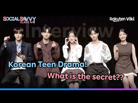 Chat with the Cast of "Social Savvy Class 101"! 📚📲 | Viki