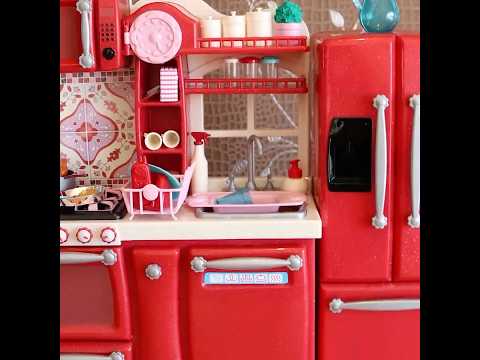 Beautiful Dolls Kitchen #toykitchen  #toykitchenset