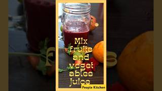 How to make Fruits and veggies Smoothie 😋 😍 🍹Healthy Juice #shorts  #Smoothie #shortvideo #viral