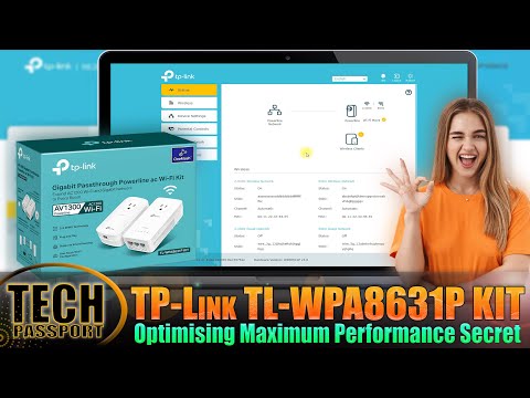 How To Setup TP LINK TL WPA8631P KIT  📶 AV1300 Gigabit Passthrough Powerline ac Wi-Fi Kit