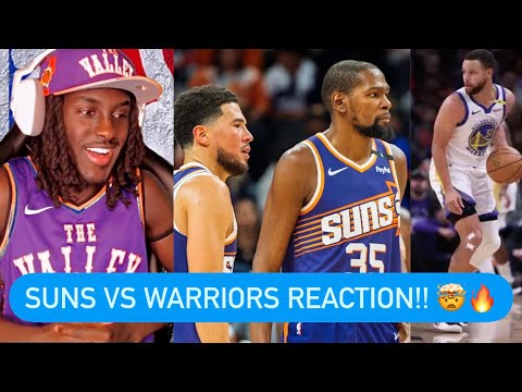 Reaction To Suns Vs. Warriors Highlights!!