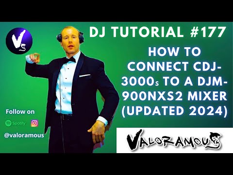 DJ Tutorial #177: How to Connect CDJ-3000s to a DJM900-NXS2 Mixer (Updated 2024)