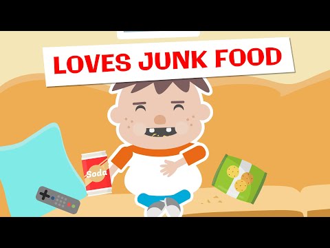 Don’t Eat Too Much Junk Food, Roys Bedoys! - Cartoon about Causes and Risks of Childhood Obesity