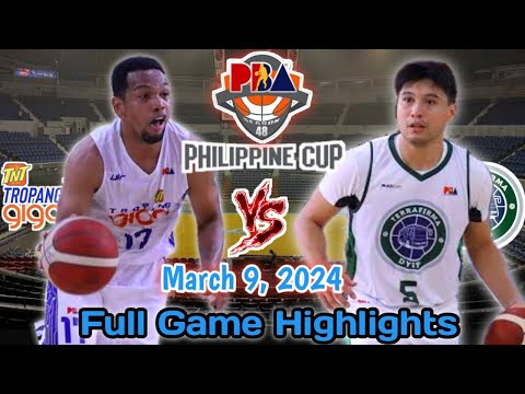 🏀TNT Tropang Giga vs Terrafirma Dyip Full Game Highlights | Pba Philippine Cup 2024#PBAAngatAngLaban