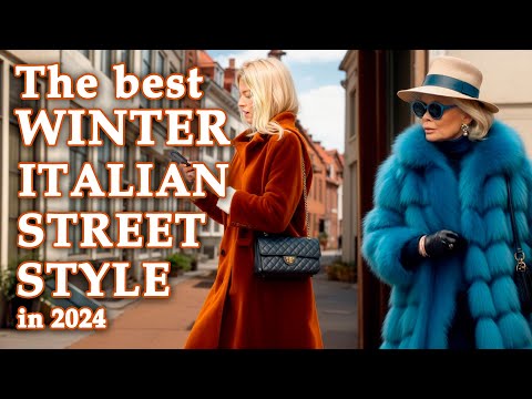 🇮🇹The Best WINTER ITALIAN Street Style in 2024❤️|2024 Street Style in Venice #2024fashiontrends ❤️❤️