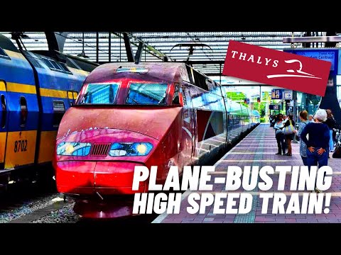 Thalys Premium Class - Amsterdam to Paris at 300 km/h