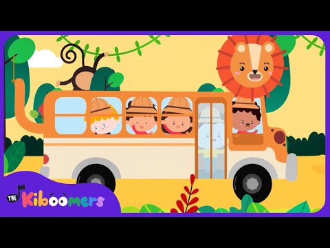 The Wheels on the Lion Bus | The Kiboomers | Fun & Educational Kids Songs and Nursery Rhymes