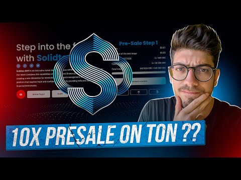 SOLIDTON || EASY 10X TOKEN SALE ON TON BLOCKCHAIN ? 🔥