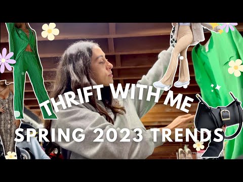 ✨THRIFT WITH ME FOR SPRING OUTFITS 2023 | Dying over what I found! TRY ON HAUL