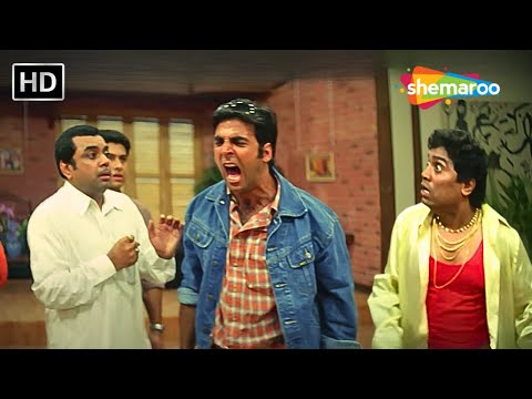 गुद गुदाकर हँसाने वाली कॉमेडी - Akshay Kumar, Johnny Lever, Paresh Rawal - Awara Paagal Deewana