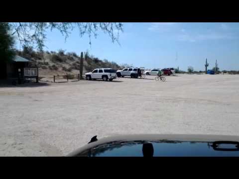 Jesse finishing a desert bike loop