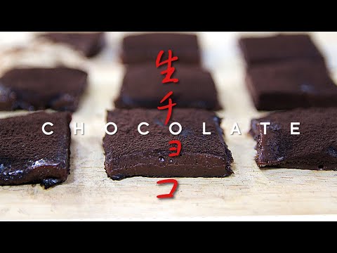 HOME MADE JAPANESE NAMA CHOCOLATE/ASMR