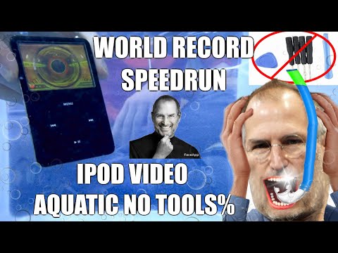 [Official WR] Aquatic No-Tools% Speedrun - A1136 #iPod Video 30GB (0:43:65) Steve Jobs VERIFIED ✔️