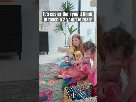 Mom hack to teach 2 year old letter sounds through play #shorts