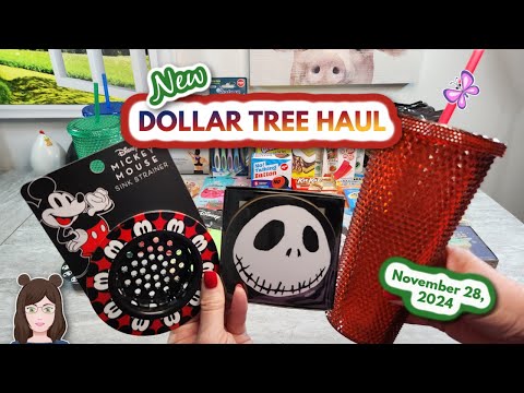 NEW DOLLAR TREE HAUL!  Awesome Finds!! November 28, 2024