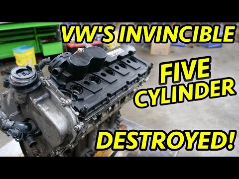 5 CYLINDER TEARDOWN! How Did Someone Ruin One Of VW's MOST RELIABLE Engines?