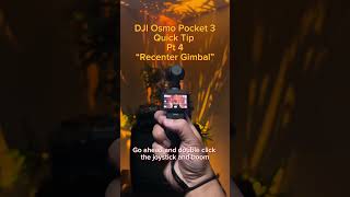 #djiosmopocket3 Quick tip pt4 #dji #vlogcamera #cinematography #cinematic