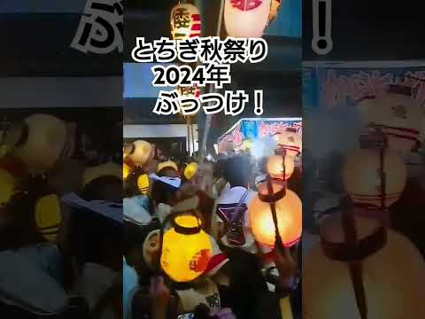 とちぎ秋祭り2024年 ぶっつけ！11月３日 栃木県栃木市 チャンネル登録よろしくお願いいたします❤️