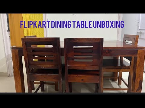 Flipkart Dining Table Unboxing |Price & Review