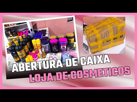 Abertura de Caixa Loja de Cosméticos. Produtos a Custo Benefício para Lucrar Bastante”