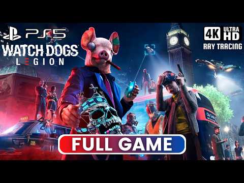 WATCH DOGS: LEGION | Full Game (PS5 Gameplay 4K RAY TRACING)