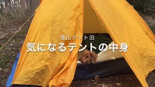 登山 テント泊装備 テントの中身を公開(マットや寝袋あり) モンベルステラリッジテント3型