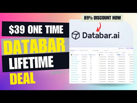 ✅⚡✅ Databar Lifetime Deal | Automate Your Lead Generation Like a Pro | $39 Lifetime Deal | 89% Now